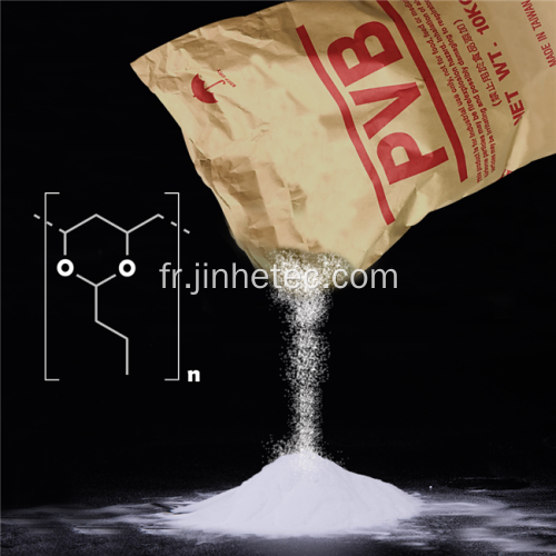 Produits chimiques en poudre blanche Polyvinyl Butyral PVB